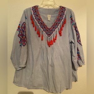 It's a blouse  says size 3 but runs small